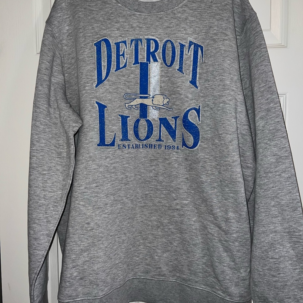 Detroit Lions Gray Sweatshirt
